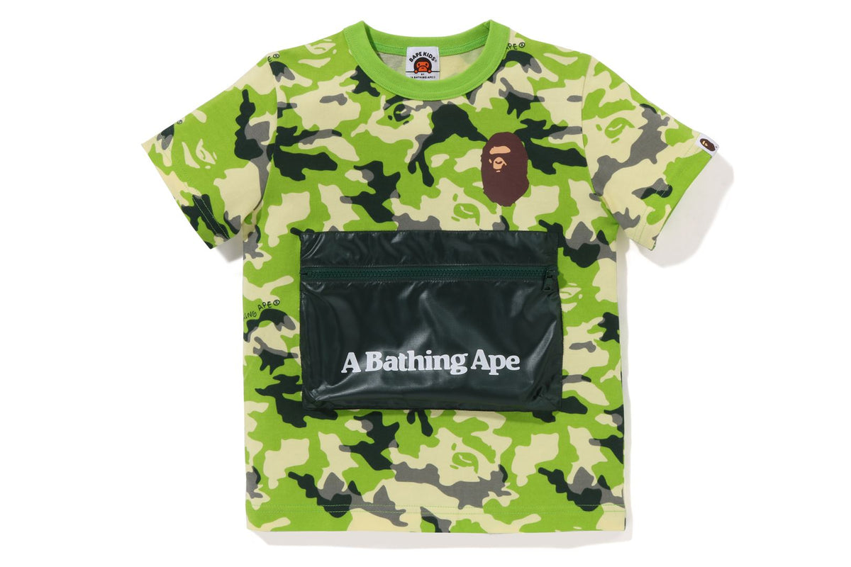 WOODLAND CAMO POCKET TEE KIDS