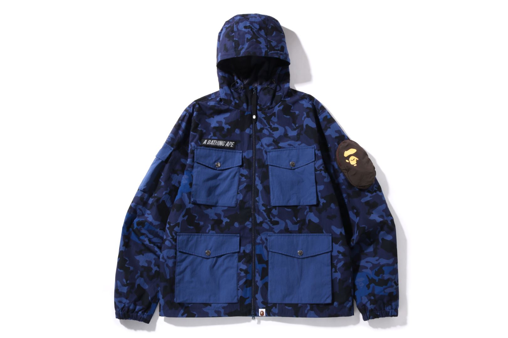 SAND CAMO MULTI POCKET HOODIE JACKET