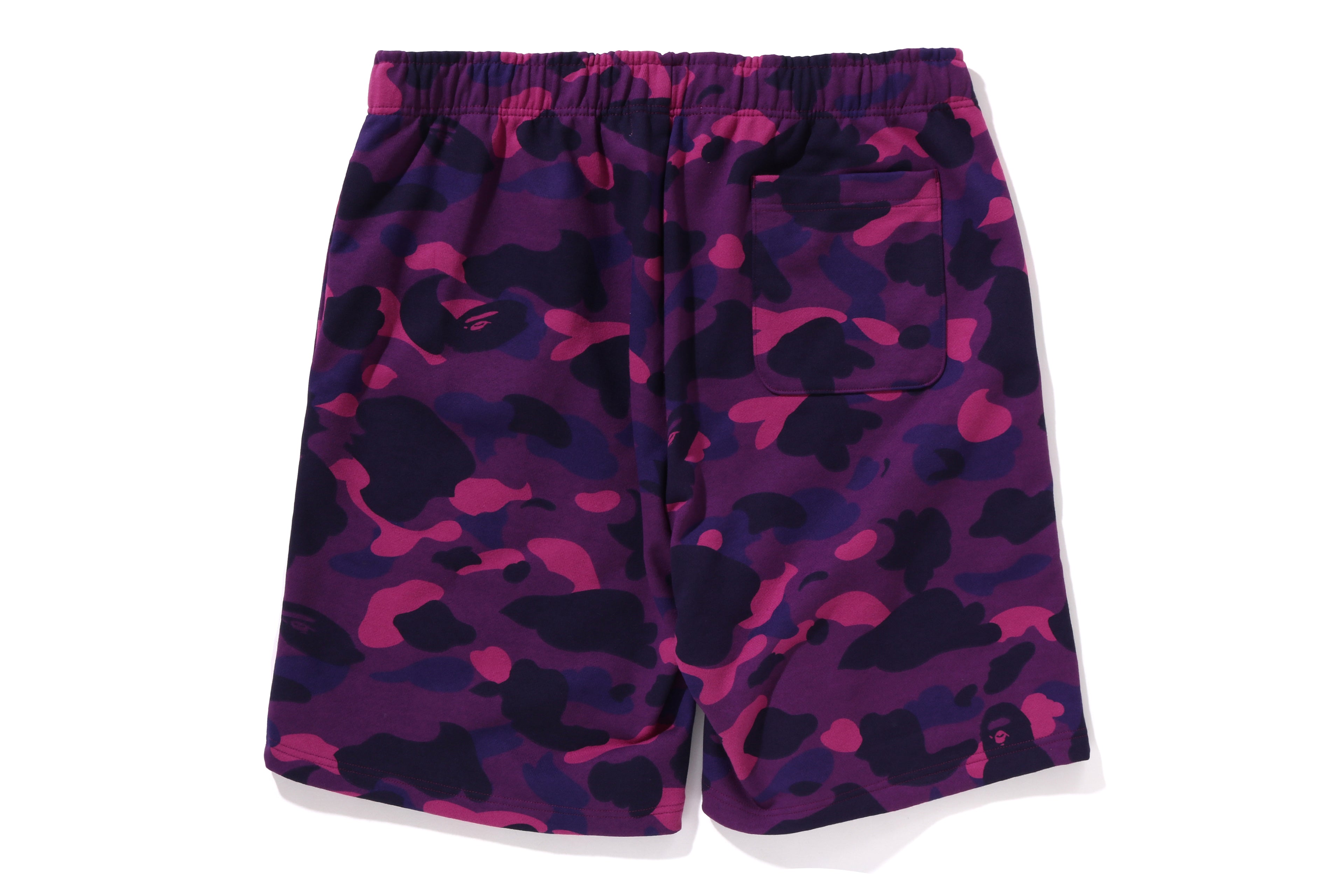 COLOR CAMO SHARK SWEAT SHORTS