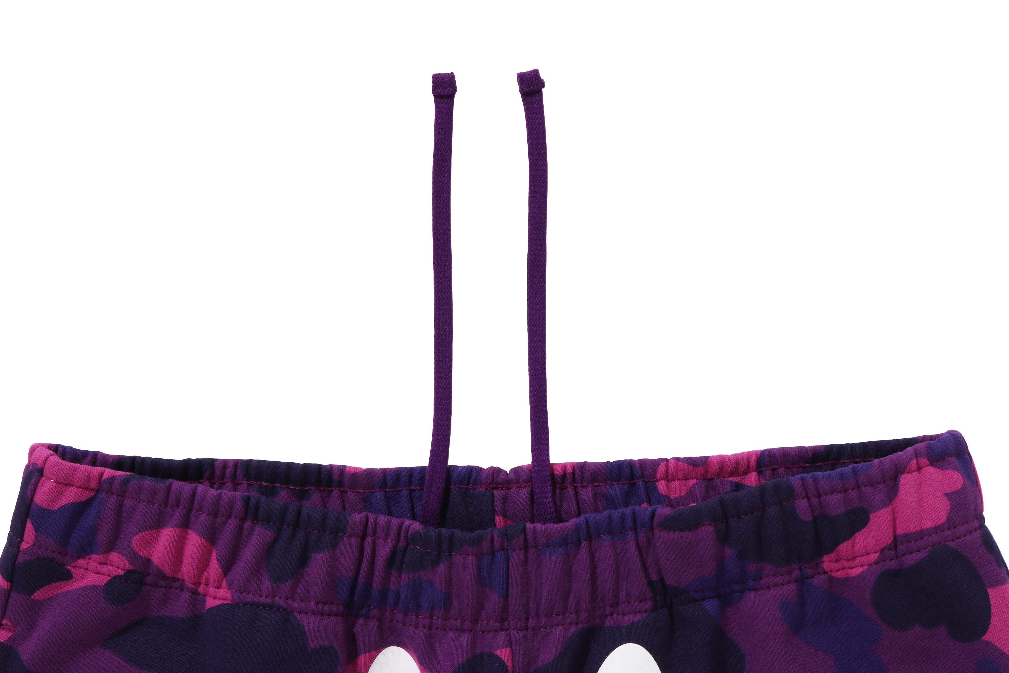 COLOR CAMO SHARK SWEAT SHORTS