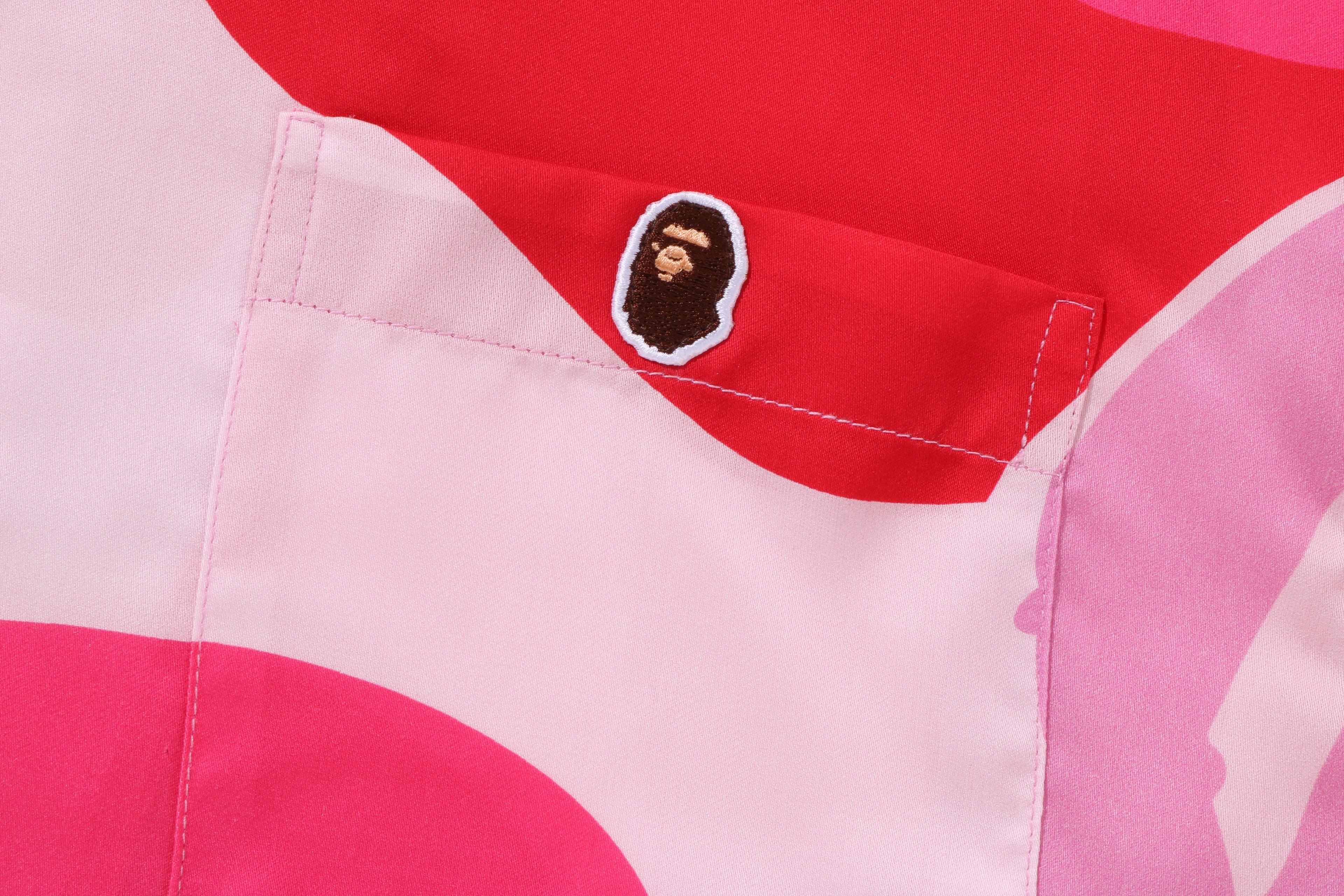 BAPE ABC CAMO OPEN COLLAR SHIRT