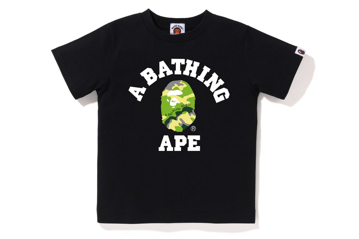 WOODLAND CAMO COLLEGE TEE KIDS