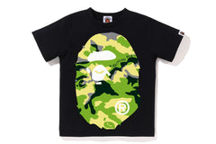 WOODLAND CAMO BIG APE HEAD TEE KIDS