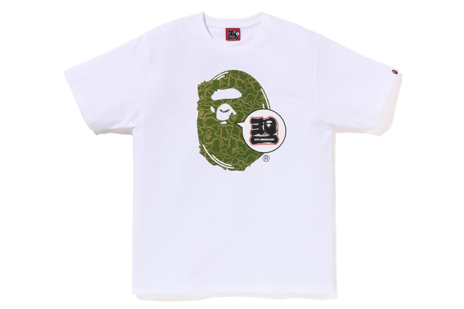 BAPEÂ® 30TH ANNIV. APE HEAD TEE