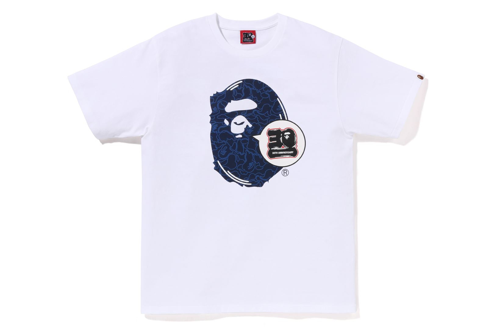 BAPEÂ® 30TH ANNIV. APE HEAD TEE