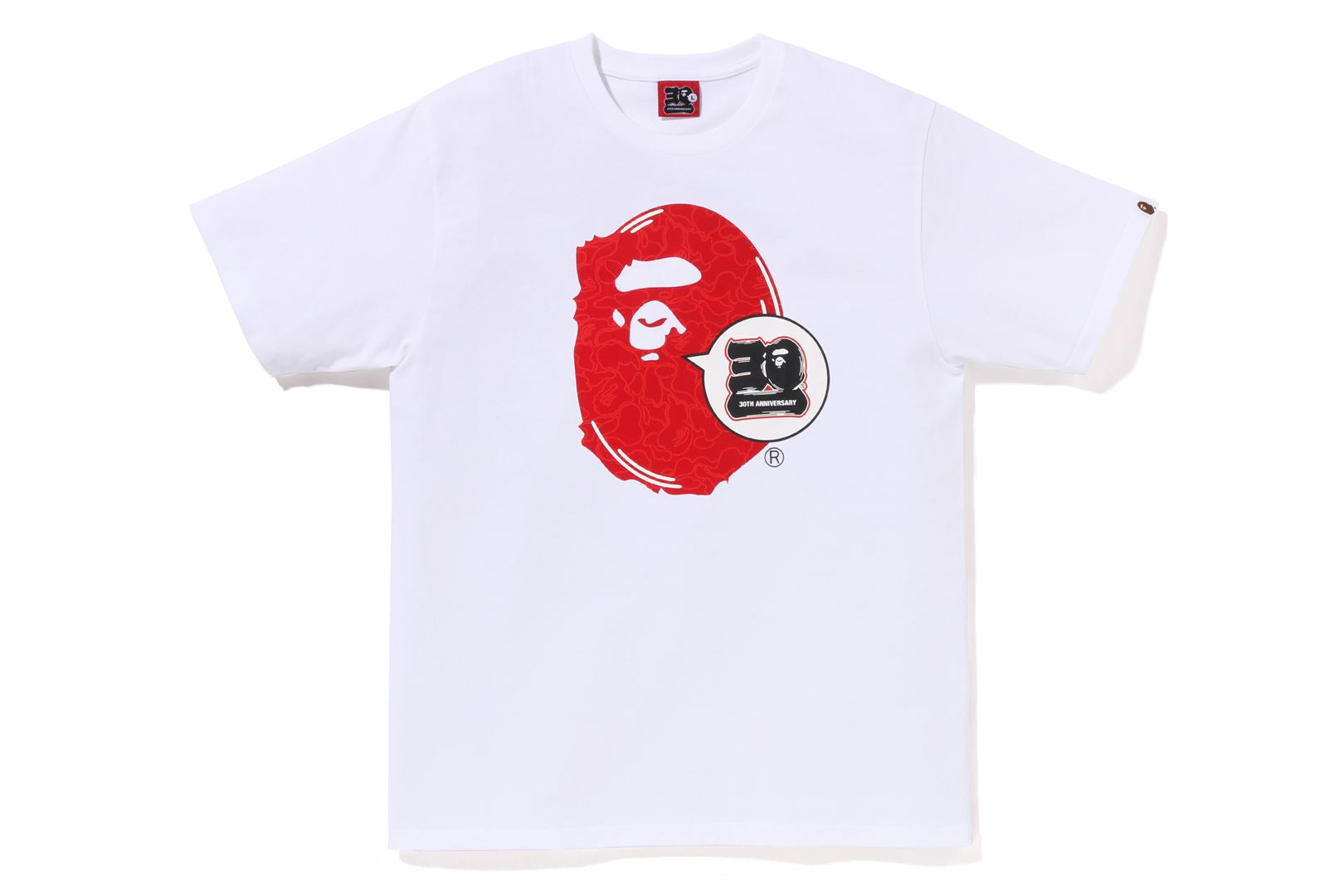 BAPEÂ® 30TH ANNIV. APE HEAD TEE