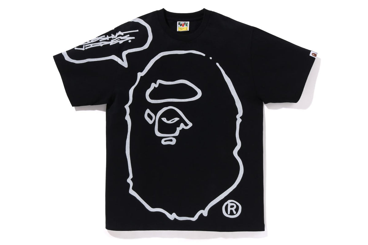 BAPE X JOSHUA VIDES APE HEAD TEE