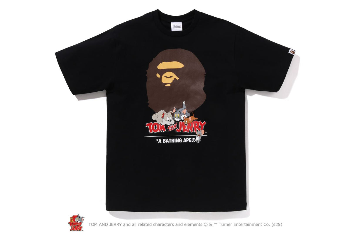 BAPE X TOM AND JERRY 85TH -  APE HEAD TEE M