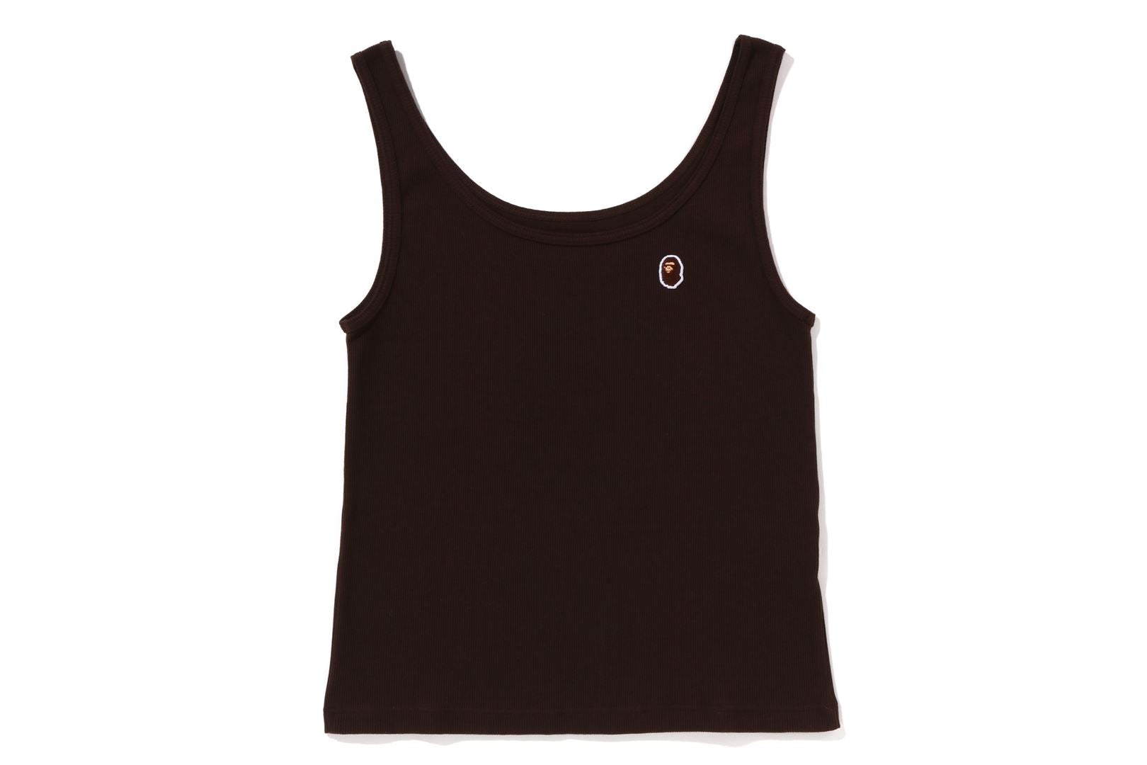 APE HEAD ONE POINT RIB TANK TOP LADIES