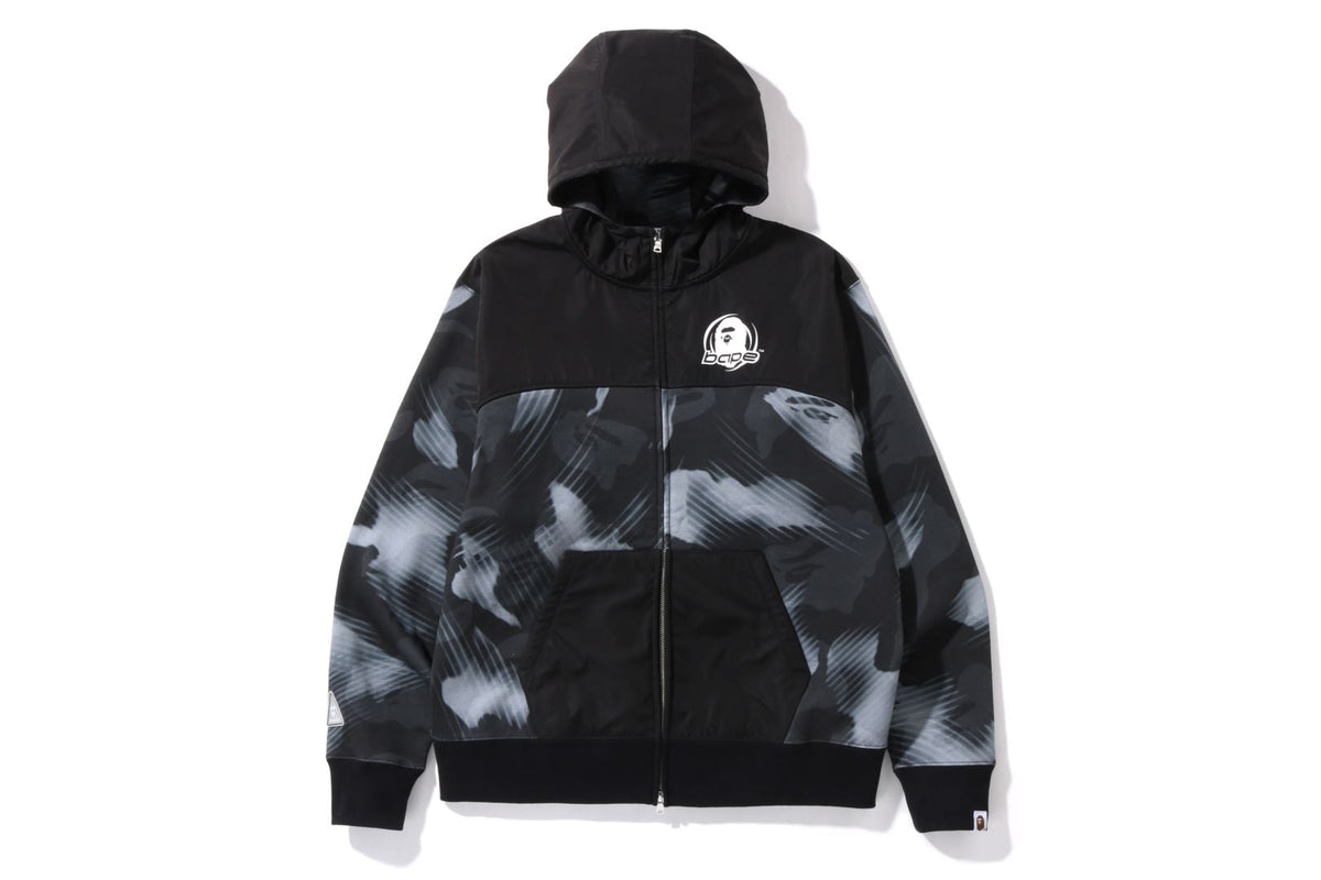 STROKE CAMO RELAXED FIT ZIP HOODIE