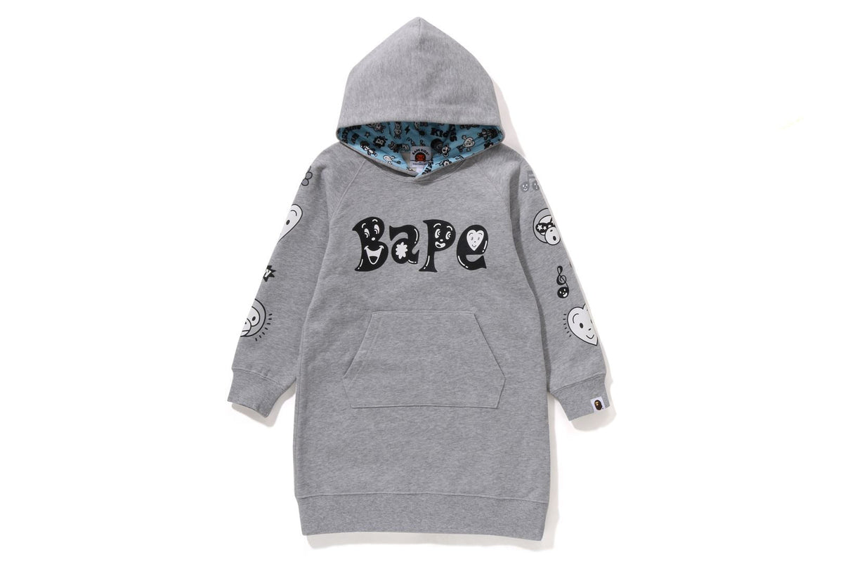 BAPE KIDSÂ® X CHOCOMOO HOODIE ONEPIECE