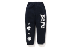 BAPE KIDSÂ® X CHOCOMOO SWEAT PANTS