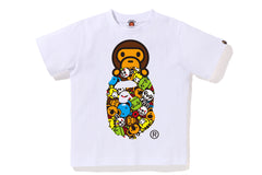 MILO ALL FRIENDS MILO ON APE HEAD TEE KIDS