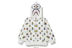 BAPEÂ® X MINIONS SHARK ZIP HOODIE