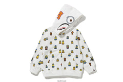 BAPEÂ® X MINIONS SHARK ZIP HOODIE