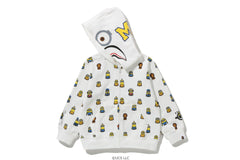 BAPEÂ® X MINIONS SHARK ZIP HOODIE