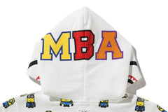 BAPEÂ® X MINIONS SHARK ZIP HOODIE