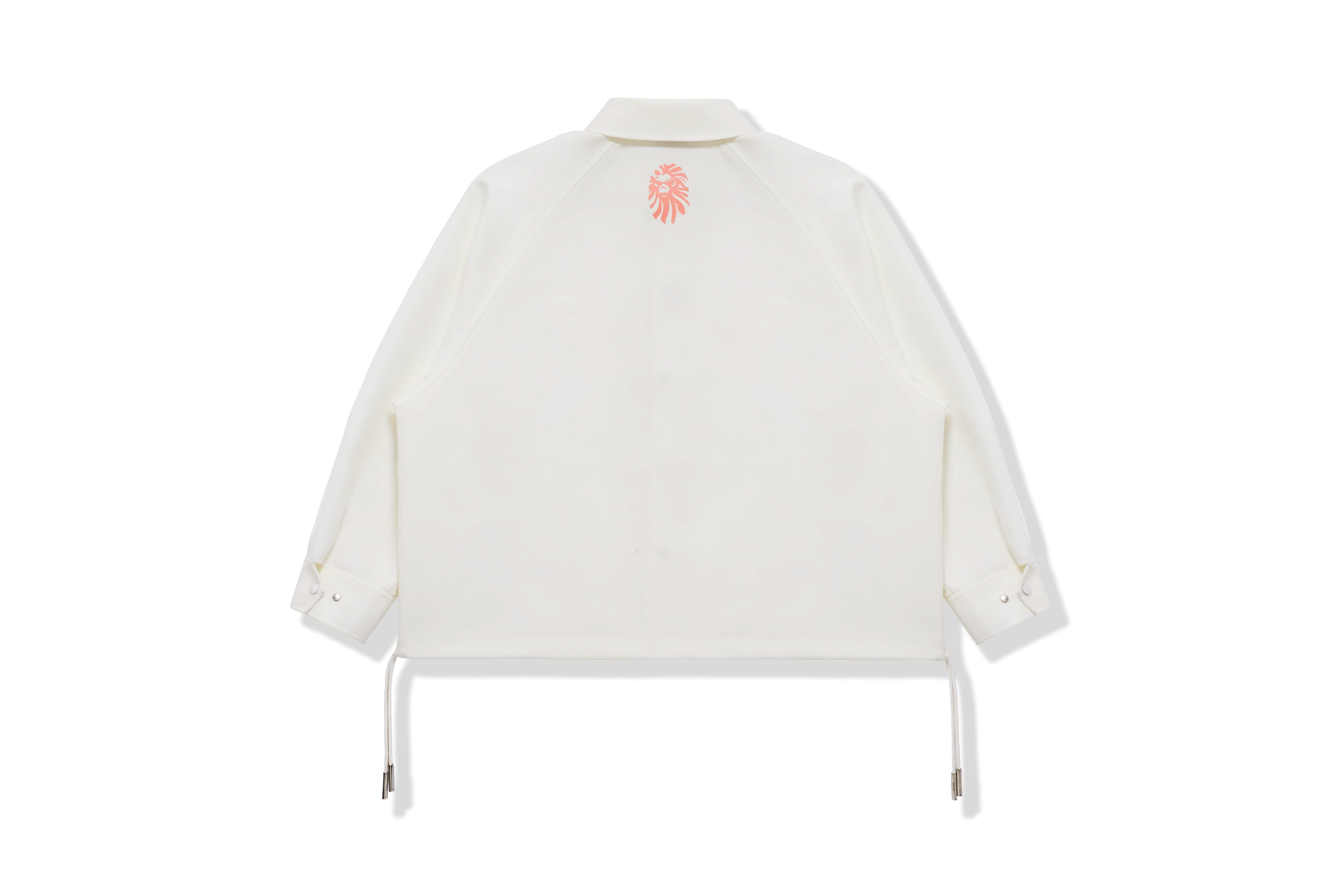 BAPE BLACK OVERSIZED COACH JACKET