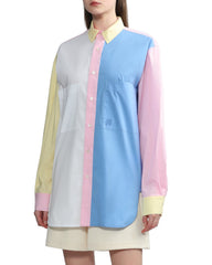 COLOR BLOCK SHIRT LADIES
