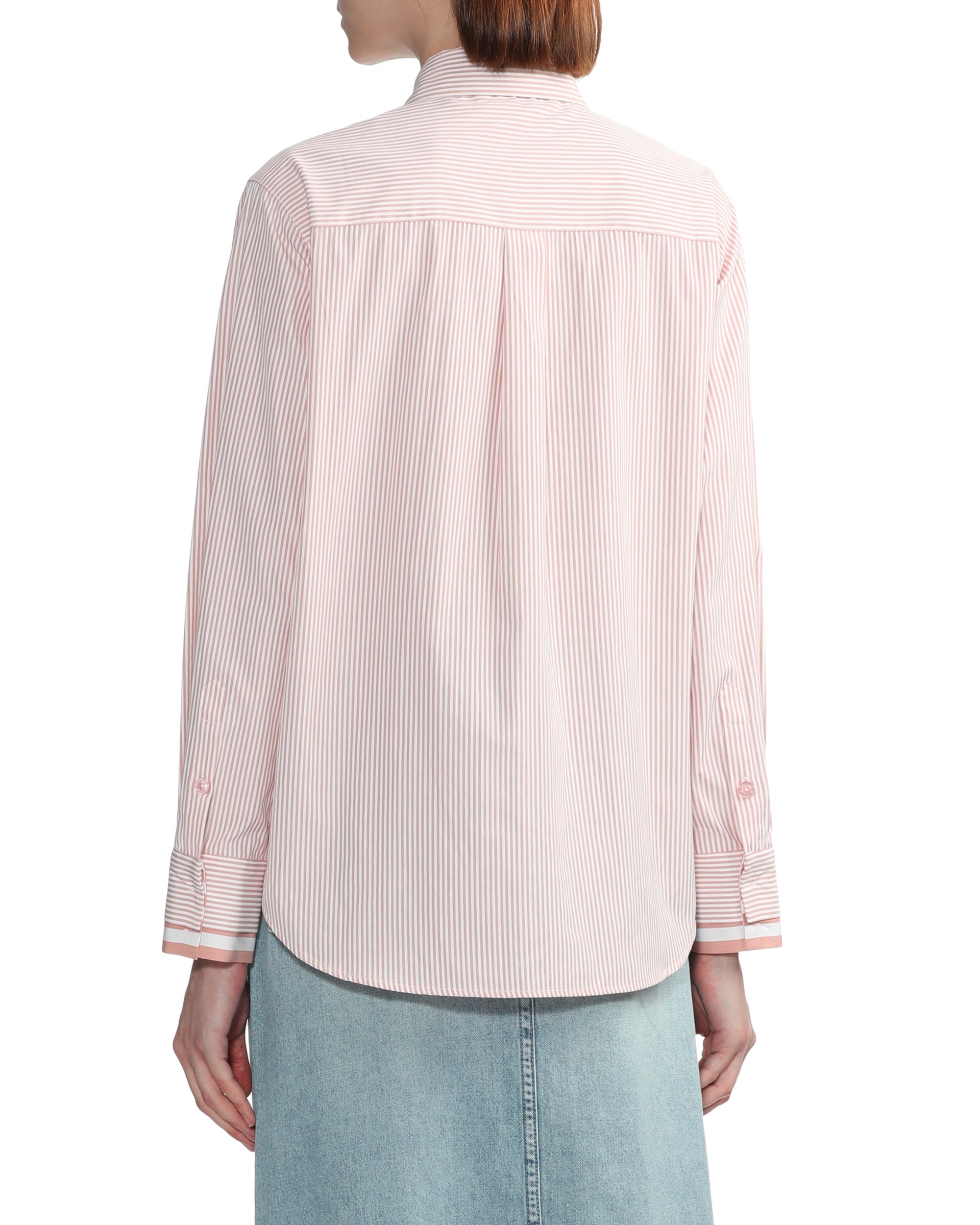 BAPY PINK STRIPES SHIRT LADIES